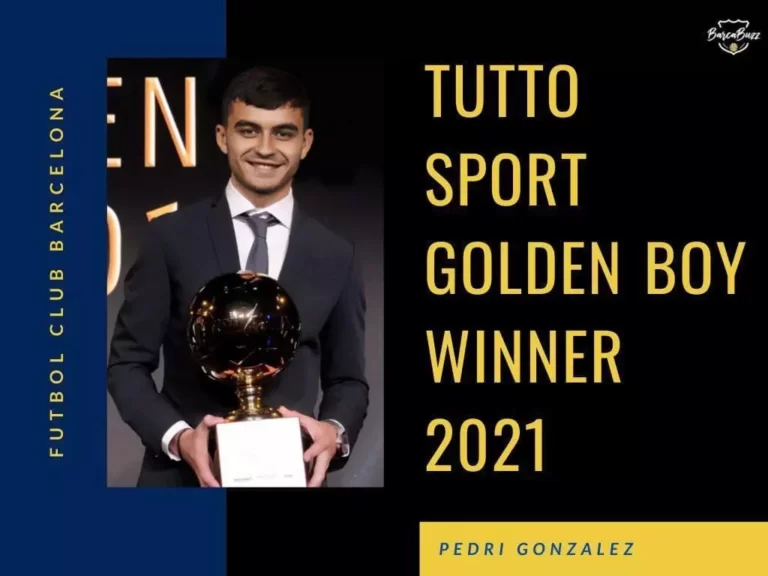 Педри - победитель награды Golden Boy 2021